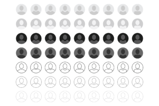 Anonymous User Icons: A Versatile Resource for Web and Print Design