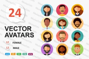 Avatars Cartoon People Vector Business: A Versatile Design Resource