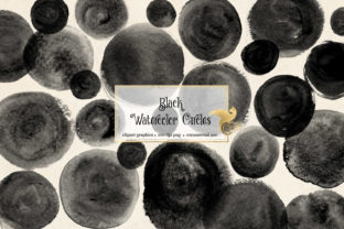 Black Watercolor Circles: A Versatile Creative Resource