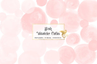 Blush Pink Watercolor Circles: A Versatile and Elegant Design Element