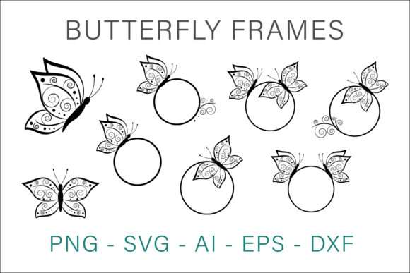Butterfly Frame Vector Illustration: A Versatile Tool for Creative Professionals