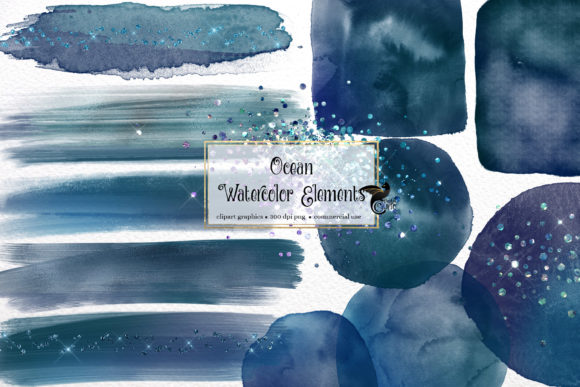 Enhancing Creativity with Ocean Watercolor Elements