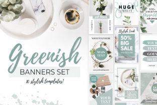 Green Banners for Pinterest or Blog V.1: A Versatile Design Solution