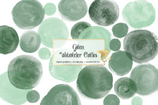 Green Watercolor Circles Clipart: A Versatile Tool for Modern Creatives