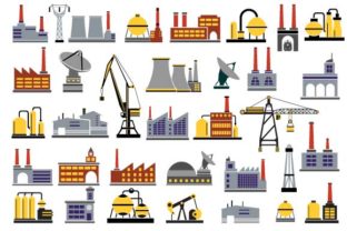 Industrial Vector Set for Creative Designers