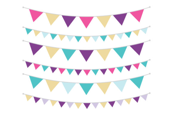 Purple Gold and Teal Triangle Banners: A Versatile Design Solution for Creatives