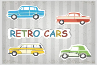 Retro Cars and Trains for Creative Designers