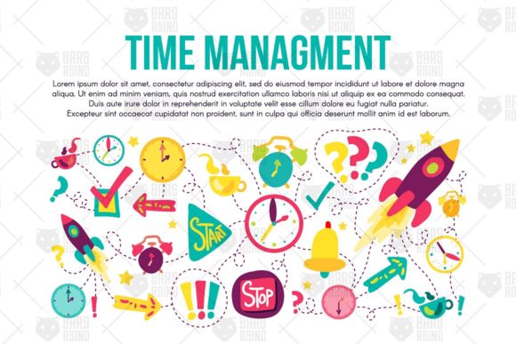 Time Management Banner: A Creative Tool for Business and Productivity