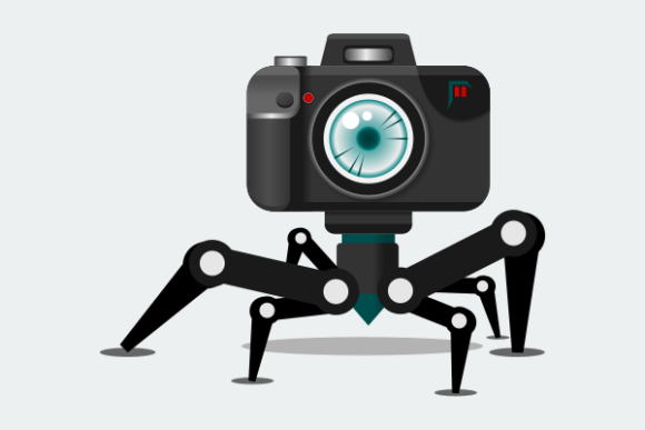 Unique Camera Robot Fiction Character: A Creative Asset for Design and Technology Projects