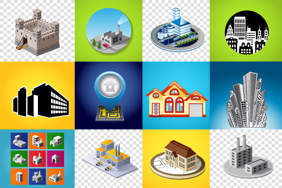 Vector Industrial and City Buildings: A Creative Designer’s Essential Resource