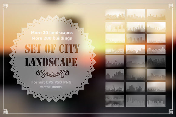 Vector Set of City Landscape: A Designer’s Essential Resource